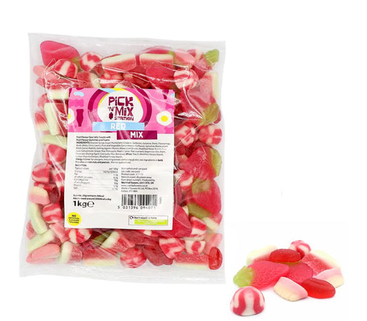 Pick n Mix Station Red Mix Bag 1kg