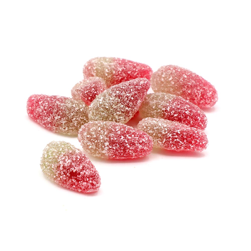 Candy Realms Fizzy Strawberries 1p Tub 1.02kg